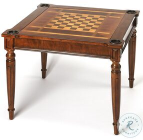 Vincent Antique Cherry Multi Game Card Table
