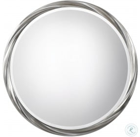 Orion Silver Round Mirror