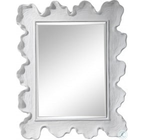 Sea Matte White Mirror