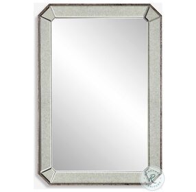 Cortona Antiqued Silver Vanity Mirror