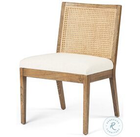 Antonia Savile Flax And Toasted Parawood Armless Dining Chair