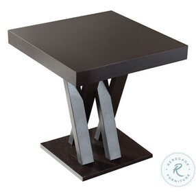 Lampton Cappuccino Square Counter Height Dining Table
