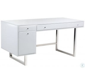 Camden High Gloss White Desk