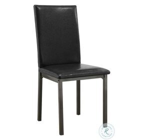 Garza Black Side Chair Set of 2