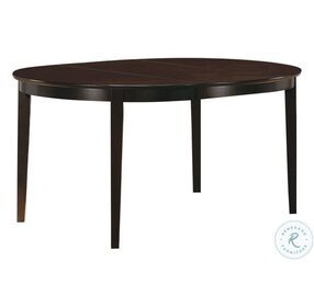 Gabriel Cappuccino Extendable Oval Dining Table