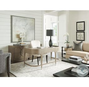 Studio Designs Wire Brushed Dove Grey Hamilton Home Office Set