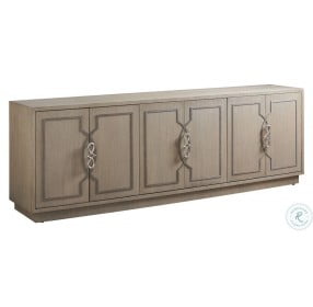 Studio Designs Wire Brushed Dove Grey Grove Park Long Media Console