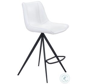 Aki White And Black Counter Chair Set Of 2