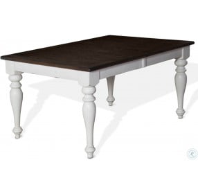 Bourbon County French Country Rectangular Extendable Dining Table