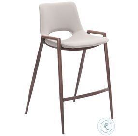 Desi Beige Counter Height Chair Set Of 2