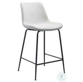 Byron White Counter Height Chair