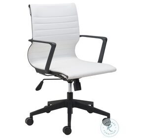 Stacy White Office Chair