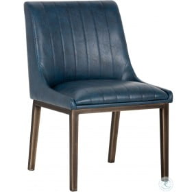 Halden Vintage Blue Dining Chair Set of 2