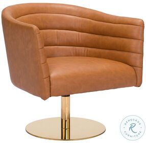 Justin Brown Swivel Accent Chair