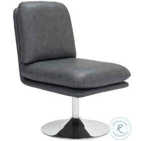 Rory Gray Swivel Accent Chair