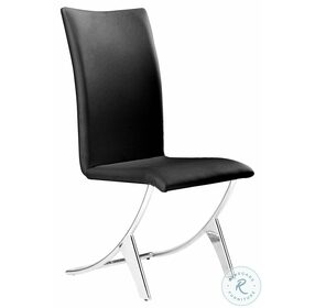 Delfin Dining Chair Black Set of 2
