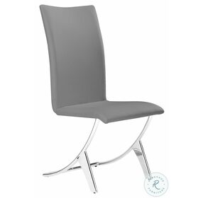 Delfin Gray Dining Chair Set of 2