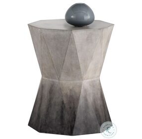 Prism Gray And Black End Table
