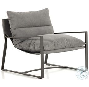 Avon Charcoal and Bronze Outdoor Sling Chair