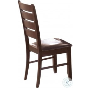 Dalila Dark Brown Side Chair Set of 2
