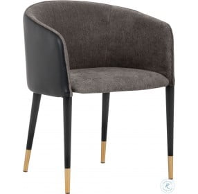Asher Sparrow Grey Dining Arm Chair