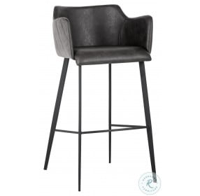 Griffin Town And Roman Grey Bar Stool