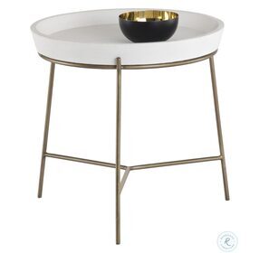 Remy Ivory End Table