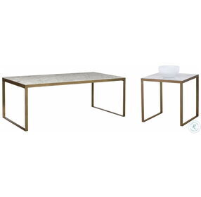 Evert White Occasional Table Set