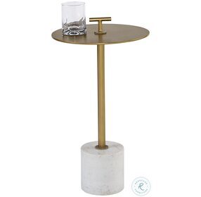 Sia Brass End Table