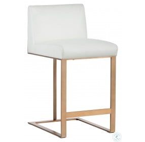 Dean White Counter Height Stool