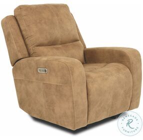 Aiden Cappuccino Power Gliding Recliner with Power Headrest
