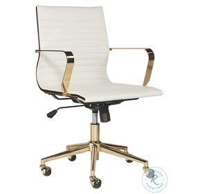 Jessica White Office Chair