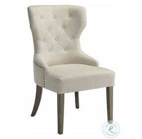 Florence Beige Upholstered Side Chair