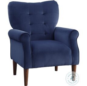 Kyrie Blue Accent Chair