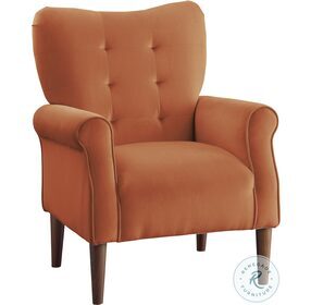 Kyrie Orange Accent Chair