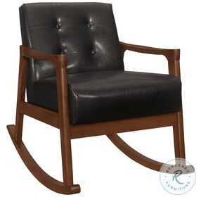 Auden Dark Brown Rocking Chair