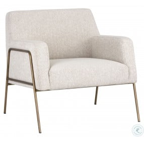Cybil Dove Cream Lounge Chair