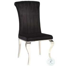 Carone Black Side Chair Set of 4
