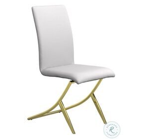 Chantar White 38" Dining Chair Set Of 4
