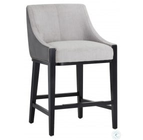 Aurora Polo Club Stone And Overcast Grey Counter Height Stool