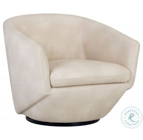 Treviso Bravo Cream Swivel Lounge Chair