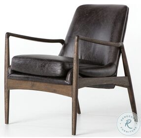 Braden Durango Smoke Leather Chair