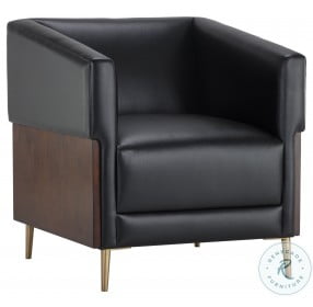 Shylo Castillo Black Lounge Chair
