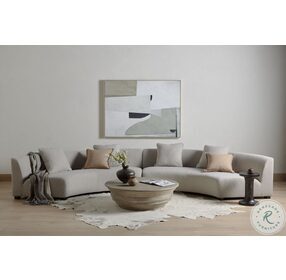 Liam Knoll Sand 2 Piece Sectional