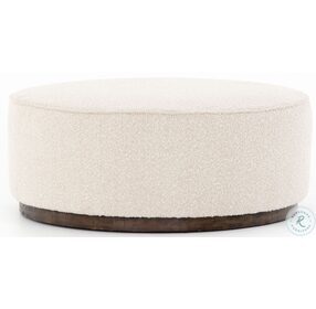 Sinclair Knoll Natural Large Round Ottoman