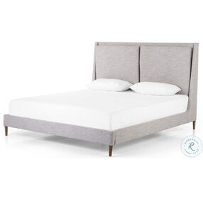Potter Manor Grey King Panel Bed