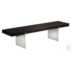 Atticus Black And Polished Bench