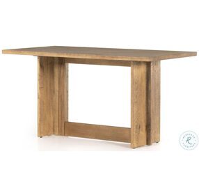 Erie Dark Smoked Oak Counter Height Dining Table