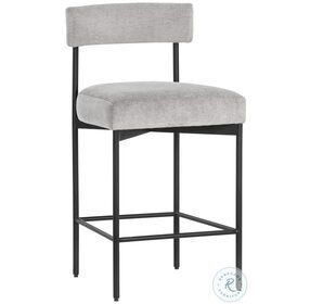 Arena Cement And Black Steel Seneca Counter Height Stool