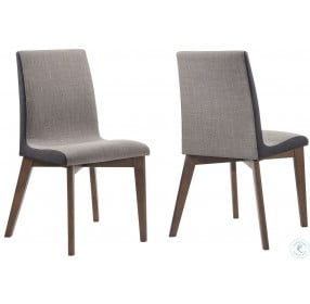 Redbridge Light Grey Dining Chair Set of 2